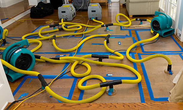 Professional Water Extraction technician working in Marshall, MO
